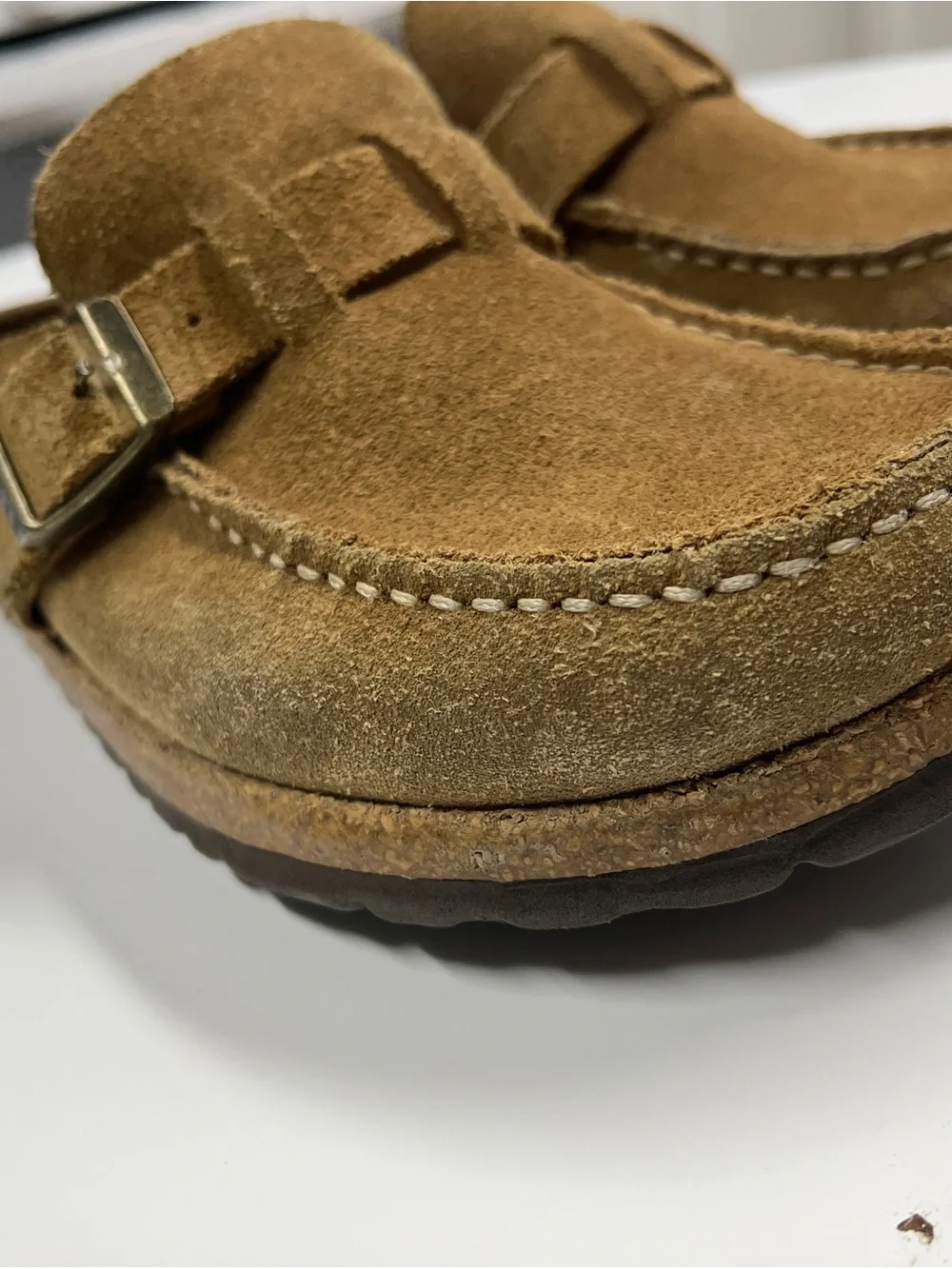 Birkenstock Buckley clogs Suede Moccasin Slip-Ons in Brown US 6 EU 37 240